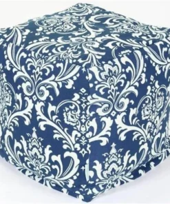 Majestic Home Goods Majestic Home Navy Blue French Quarter Small Cube