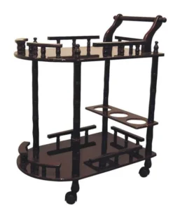 Convenience Concepts Cherry 2-Tier Wine Table