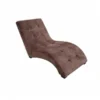 ORE International HB4252B Modern Brown Chaise