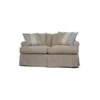 Sunset Trading Horizon Loveseat - Slip Cover Set Only - Linen