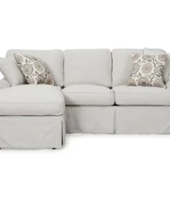 Fine-Line Horizon Sleeper Sofa and Chaise - Slip Cover Set Only - Light Gray