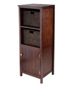 Winsome Trading, Inc 3pc Brooke Jelly Cupboard with 2 Baskets
