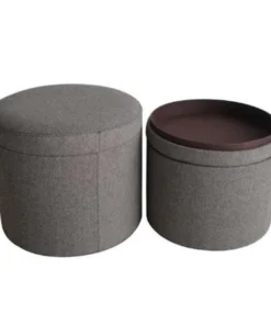 Seatsolutions Mandalay Tweed Storage Ottomans