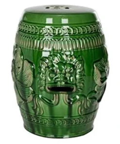 Safavieh ACS4505A Chinese Dragon Stool - Green