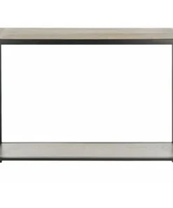 Safavieh AMH6589B Dennis Console Table; French Grey - 31.7 x 14.2 x 41.3 in.