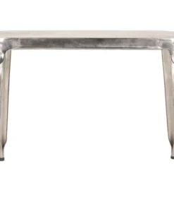 Safavieh FOX7206A Classic Iron Console Table; Dark Ant & Silver - 31 x 15 x 43 in.