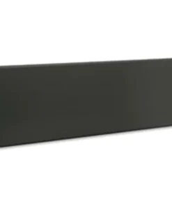 The HON HON386015LS 38000 Series Charcoal Flipper Door; Charcoal - 2 Piece