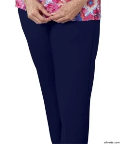 Silverts 230800802 Adaptive Wheelchair Clothing Pants Slack - Small; Navy