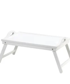 Lovelyhome Wood White Folding Tray