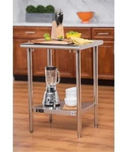 Templeton 24 in. Stainless Steel Table