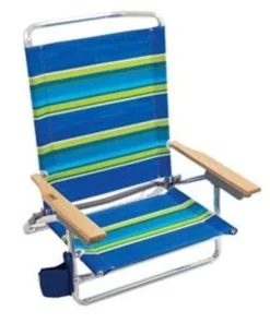 Rio Brands SC590-TS Deluxe 5 Position Aluminum Sand Chair