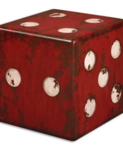 212 Main 24168 Dice Accent Table - Mdf And Fir Wood