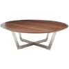 Nuevo Walnut Round Dixon Coffee Table