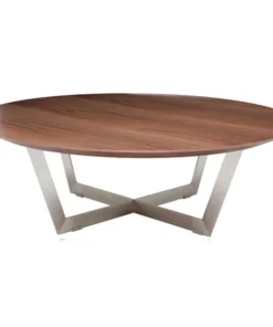 Nuevo Walnut Round Dixon Coffee Table