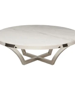 Nuevo White Marble Aurora Coffee Table