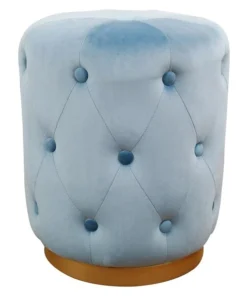 Tov Furniture Skylar Velvet Ottoman