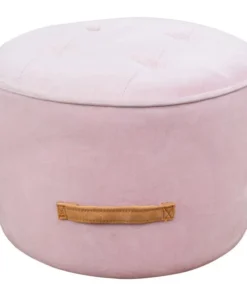 Tov Furniture Luna Velvet Ottoman