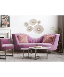 Tov Furniture Eva Velvet Sofa