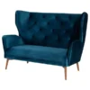 Nuevo Midnight Blue Sofa, Fabric