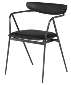 Nuevo Raven Leather / Ebonized Oak