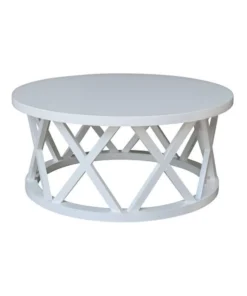 International Concepts 40 W, 40 L, 18 H, Wood Top, White