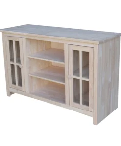 International Concepts EnteRTAinment / TV Stand, with 2 Doors, 48", Unfinished