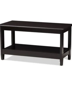 Baxton Studio Malena Modern Wenge Brown Finished Coffee Table