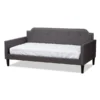 Baxton Studio Packer Modern Grey Upholstered Twin Size Sofa Daybed