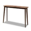 Baxton Studio Wendy Mid-Century Walnut Finished Wood Console Table