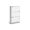 Baxton Studio Simms White Modern Shoe Cabinet