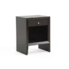 Baxton Studio Leelanau Brown Modern Accent Table And Nightstand