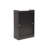 Baxton Studio Espresso Shoe-Rack Cabinet