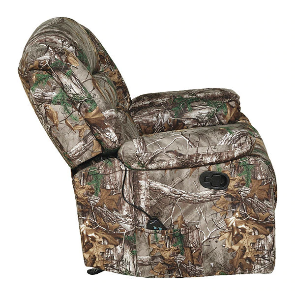 Relaxzen Massage Rocker Recliner, USB, Camo