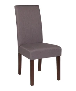 Flash Furniture Accent Chair, 21-1/2" x 40", Upholstery Color: Gray, Series: Greenwich
