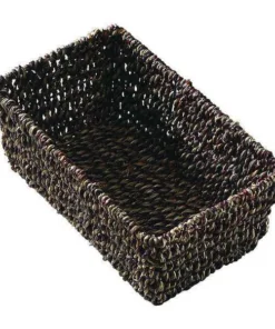 Hoffmaster Guest Towel Basket, Brown, Rectangular
