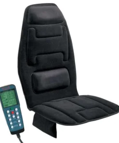 Comfort Products Massage Seat Cushion, 10 Motor with Heat, Black