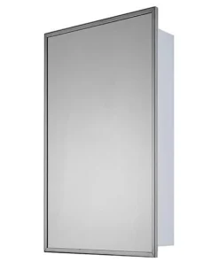 Ketcham 16" x 26" Deluxe Surface Mounted SS Framed Medicine Cabinet