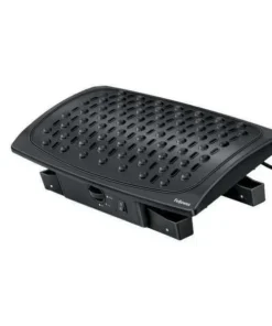 Fellowes Climate Control Footrest, Plastic Black