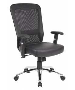 Boss Chair, Metal Base, Overall 44-1/2" H