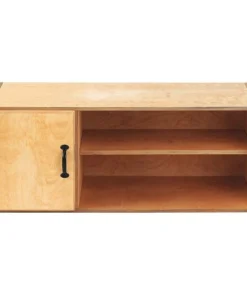 Sjobergs Storage Cabinet, 16"H x 40"W x 23"D, Wood Beige