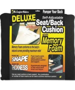 Master Caster Cushion, Seatback Deluxe, Black