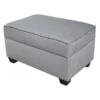 Duobed Storage Ottoman 24"x36", Grey Performance Fabric