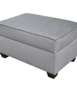 Duobed Storage Ottoman 24"x36", Grey Performance Fabric
