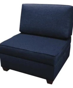 Duobed 36" Chair with Storage, Ocean Blue