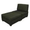 Duobed 36" x 72"Chaise Sleeper with Storage, Mocha Tan