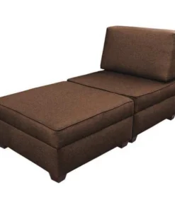 Duobed 30" x 60" Chaise with Storage, Brown