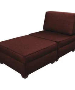 Duobed 30" x 60" Chaise with Storage, Brick Red
