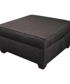 Duobed 30" Storage Ottoman, Flint Grey