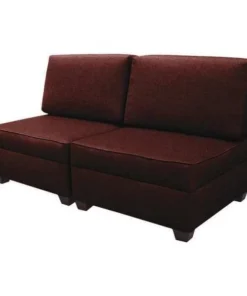 Duobed 36" x 72" Sofa bed with Storage, Brick Red