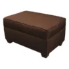 Duobed 24" x 36" Storage Ottoman, Brown